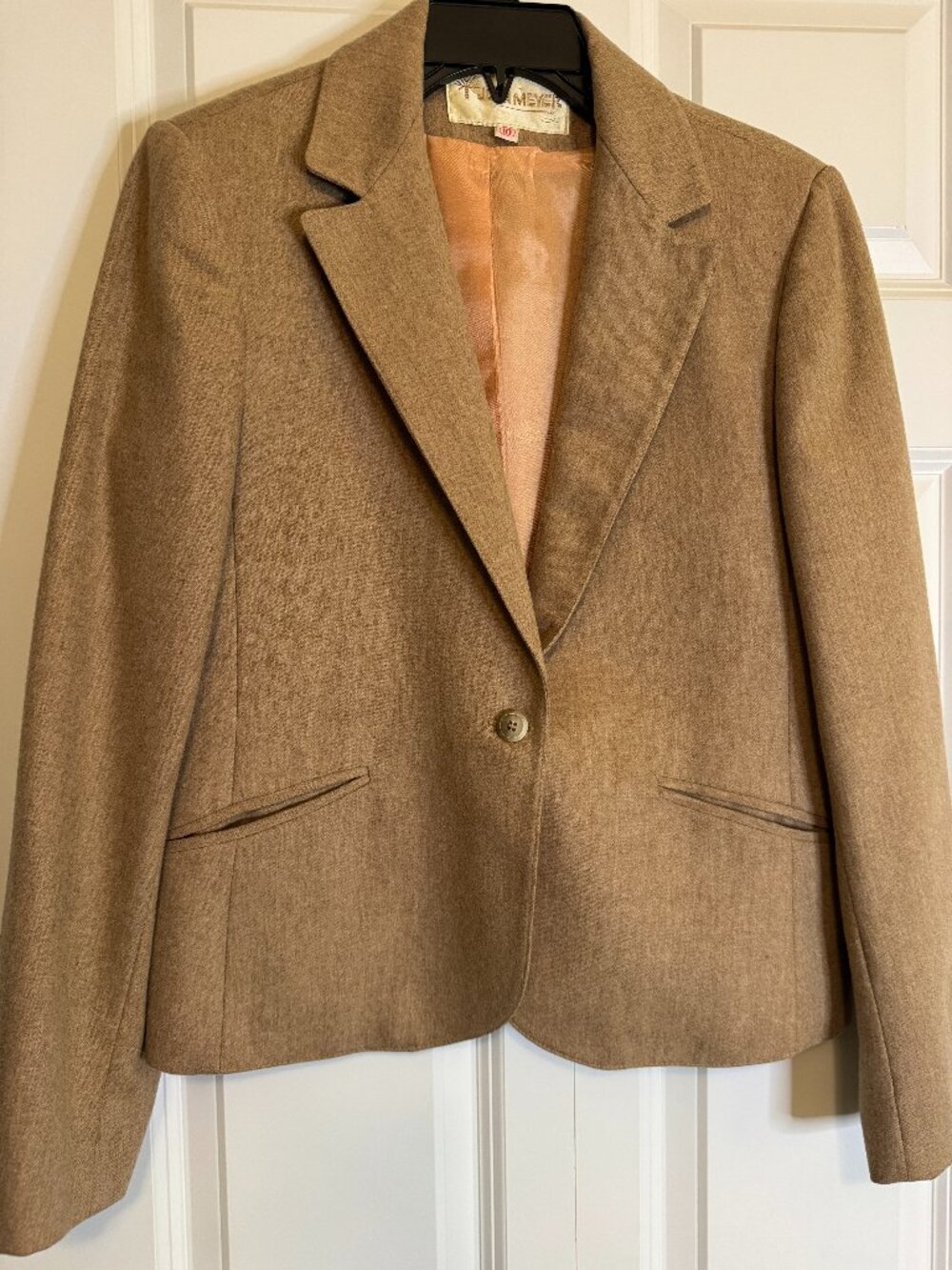 classic vintage wool-blend blazer
